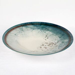 Тарелка круглая глубокая d=26 см., «Gourmet», фарфор цвет лазурь комб., Lagoon R1341