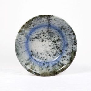 Тарелка круглая d=23 см., плоская, фарфор цвет синий комб., Storm R1476