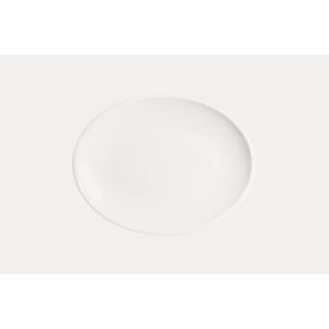 Блюдо овальное 360*280 мм. Белый, форма Мув Bonna /1/6/348/ ВЕСНА