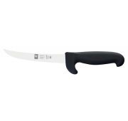 Нож обвалочный 150/300 мм. изогнутый, черный с доп. защитой PROTEC Icel /1/