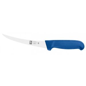 Нож обвалочный 150/290 мм. изогнутый, гибкое лезвие, синий Poly Icel /1/