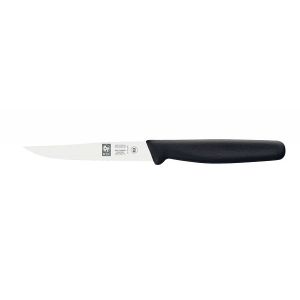 Нож для овощей 100/200 мм. с волн. кромкой, черный PRACTICA Icel /1/