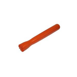Мадлер АБС-пластик 21 см. оранжевый, поверхность звезда MGprof /1/