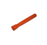 Мадлер АБС-пластик 21 см. оранжевый, поверхность звезда MGprof /1/