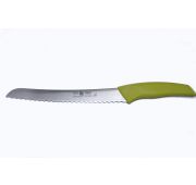 Нож для хлеба 200/320 мм. с волн. кромкой, салатовый  I-TECH Icel /1/12/