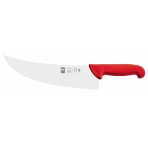 Нож для мяса 280/400 мм. изогнутый, красный SAFE Icel /1/6/