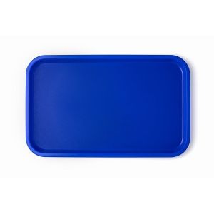 Поднос 52,5*32,5 см. голубой поверхность шагрень (123) MGprof /1/10/ ТП