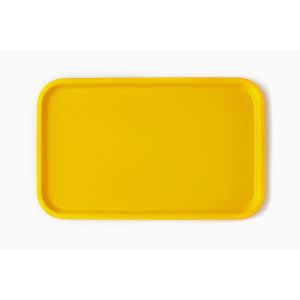 Поднос 52,5*32,5 см. желтый поверхность шагрень (108) MGprof /1/10/ ТП