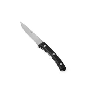 Нож для стейка 120/229 мм. 18/10  1,8 мм. ручка пластик, лезвие зубчатое Ангус Abert /1/ ТП