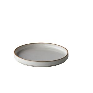 Тарелка мелкая с вертикальным бортом 20 см, цвет белый, Japan