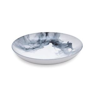 Тарелка круглая глубокая d=20 см., фарфор цвет мрамор, Marble R360