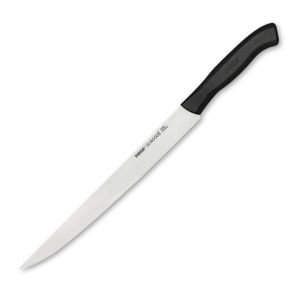 Нож поварской для нарезки филе 25 см,черная ручка Pirge