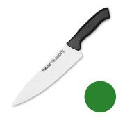 Нож поварской 21 см,зеленая ручка Pirge