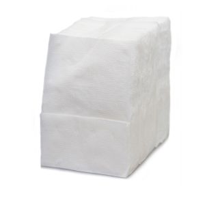 Салфетки белые для настольных диспенсеров, 1 слой,  33*22 см, 200 листов (1кор=16 пачек)