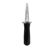 Нож для устриц  75/175 мм. с ограничителем, ручка черная MGsteel /1/ АКЦИЯ