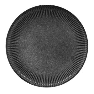 Тарелка с бортом 28см, черный, Crest, Kutahya