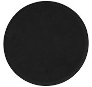 Тарелка мелкая 37,5 см, полностью рельефная, черная матовая