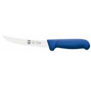 Нож обвалочный 150/280 мм. изогнутый, синий SAFE Icel /1/