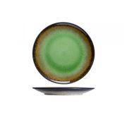 Тарелка d 27 см h 2,5 см, цвет зеленый, FERVIDO