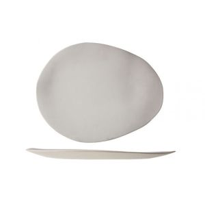Тарелка овальная 37x29 см h 2 см, цвет белый, PALISSANDRO