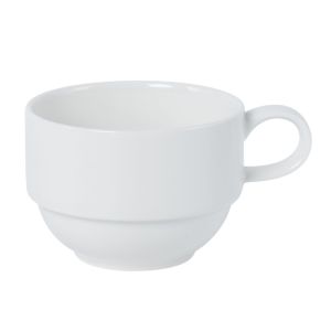 Чайная чашка 250 мл,штабелируемая,фарфор «NOBLE» серия «Simply Plus»