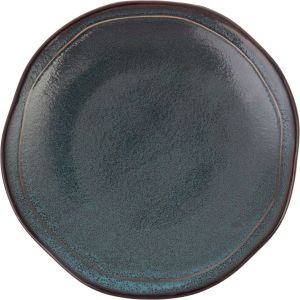 Тарелка с узким волнистым римом d 25,5 см , Ston blue, World of Colours