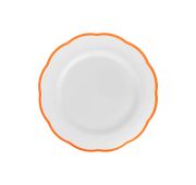 Тарелка мелкая с цветным кантом (оранжевый) Ø 20,9 см
