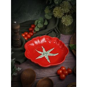 Тарелка глубокая d 26 см h 4,6 см, Tomato